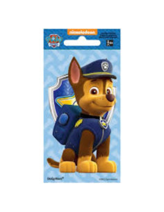 Sticker Jumbo Paw Patrol Chase Amscan Fiesta 13.97x6.99cm