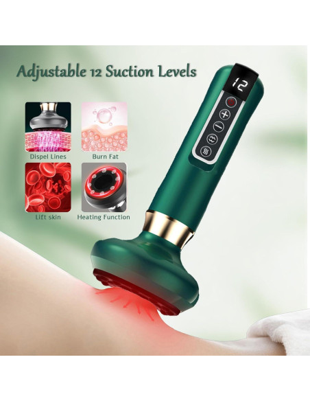 Kit de Ventosas VHV para Masaje Anticelulitis 12 Niveles Kit de Ventosas VHV para Masaje Anticelulitis 12 Niveles