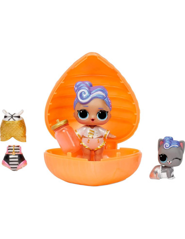 L.O.L. Surprise! Color Change Bubbly Naranja con Muñeca y Mascota