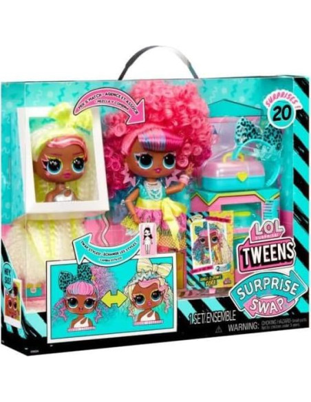Muñeca L.O.L. Surprise! Tweens Curls-2-Crimps Cora Muñeca L.O.L. Surprise! Tweens Curls-2-Crimps Cora