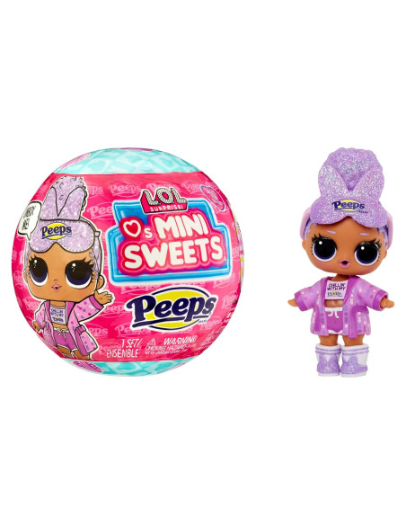Muñeca L.O.L. Surprise! Ama Mini Dulces Peeps Conejito Acogedor - 7 Sorprisas, Edición Limitada Muñeca L.O.L. Surprise! Ama Mini Dulces Peeps Conejito Acogedor - 7 Sorprisas, Edición Limitada