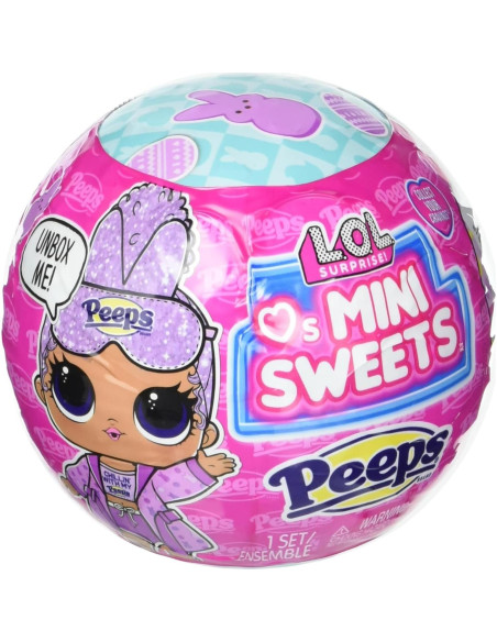 Muñeca L.O.L. Surprise! Ama Mini Dulces Peeps Conejito Acogedor - 7 Sorprisas, Edición Limitada Muñeca L.O.L. Surprise! Ama Mini Dulces Peeps Conejito Acogedor - 7 Sorprisas, Edición Limitada