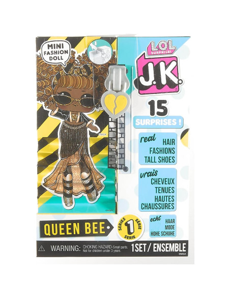 Muñeca de Moda L.O.L. Surprise! JK Reina Abeja 15 Sorpresas Muñeca de Moda L.O.L. Surprise! JK Reina Abeja 15 Sorpresas
