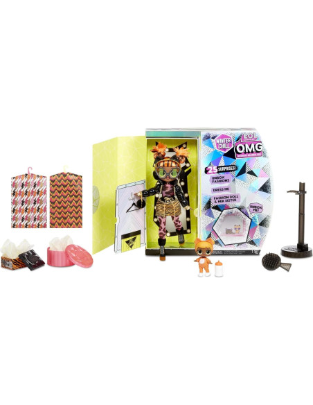 Muñeca L.O.L. Surprise! O.M.G. Missy Meow y Gatito 25 Sorprisas Muñeca L.O.L. Surprise! O.M.G. Missy Meow y Gatito 25 Sorprisas
