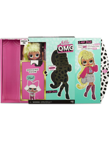 L.O.L. Surprise! O.M.G. Muñeca Lady Diva 20 Sorprisas