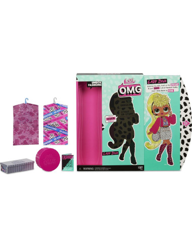 L.O.L. Surprise! O.M.G. Muñeca Lady Diva 20 Sorprisas
