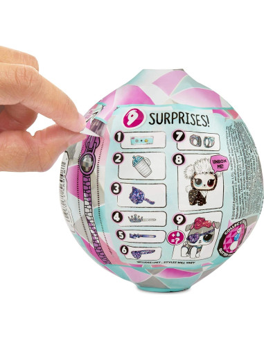 L.O.L. Surprise! Mascotas Esponjosas Disco Invernal 9 Sorpr.