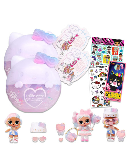 Conjunto Muñecas LOL Surprise Hello Kitty - 2 Bolas Sorpresa Conjunto Muñecas LOL Surprise Hello Kitty - 2 Bolas Sorpresa