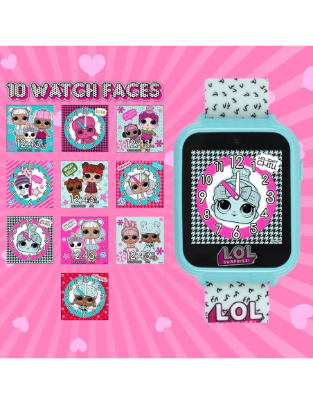 Reloj Inteligente Accutime LOL Surprise Azul Claro - Cámara, Juegos Reloj Inteligente Accutime LOL Surprise Azul Claro - Cámara, Juegos