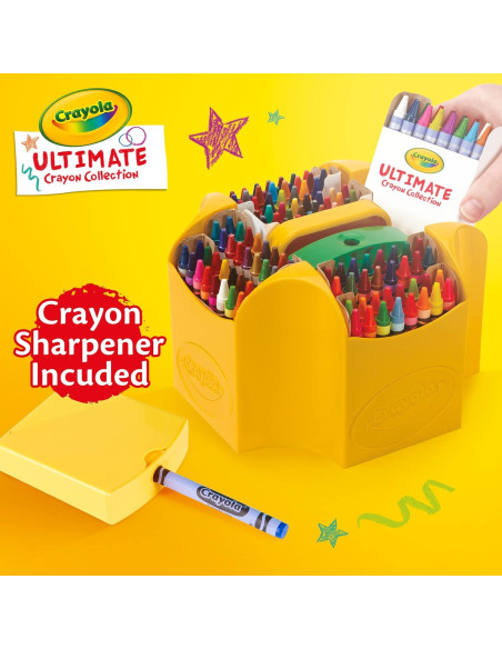 Caddy Crayones Crayola 152 Colores con Tapa y Sacapuntas Caddy Crayones Crayola 152 Colores con Tapa y Sacapuntas