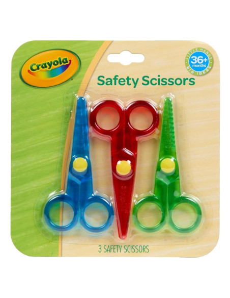Tijeras de Seguridad Crayola 3 Piezas para Niños Tijeras de Seguridad Crayola 3 Piezas para Niños