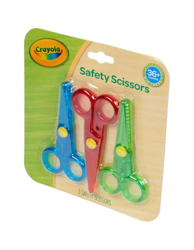 Tijeras de Seguridad Crayola 3 Piezas para Niños