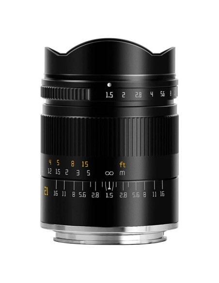 Lente TTArtisan 21mm F1.5 para Cámaras Sony E-Mount Negro Lente TTArtisan 21mm F1.5 para Cámaras Sony E-Mount Negro
