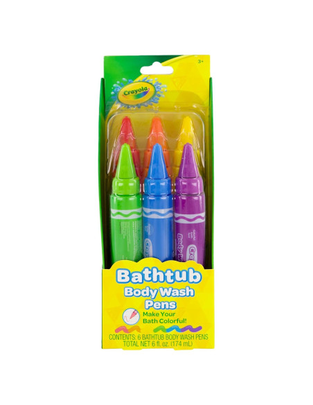 Crayola Crayones de Baño Gigantes Multicolor - 6 Piezas Crayola Crayones de Baño Gigantes Multicolor - 6 Piezas