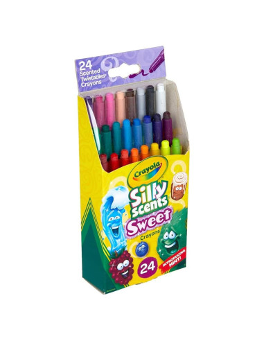 Crayola Crayones Aromáticos Silly Scents 24 Colores