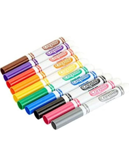 Marcadores Crayola Línea Ancha 8 Colores Variados Marcadores Crayola Línea Ancha 8 Colores Variados