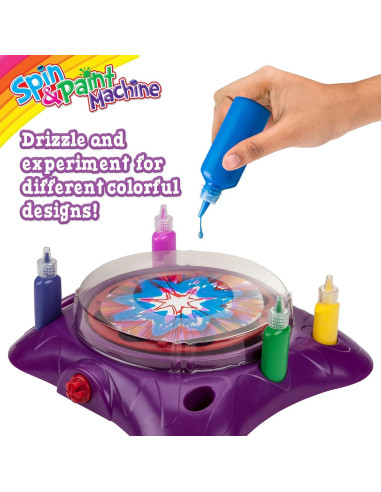 Kit de Arte Spin & Paint Creative Kids - 27 Piezas Multicolor
