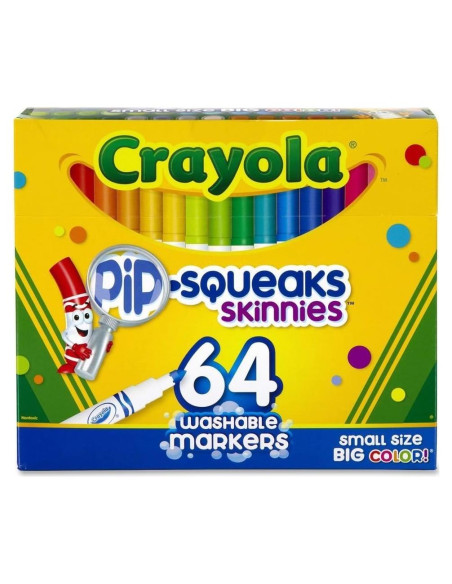 Marcadores Lavables Crayola Pip-Squeaks Multicolor Marcadores Lavables Crayola Pip-Squeaks Multicolor