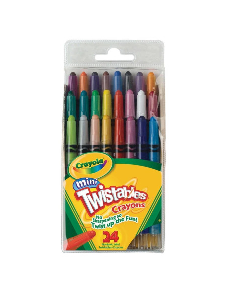 Crayones Mini Twistables Crayola 24 colores en caja Crayones Mini Twistables Crayola 24 colores en caja