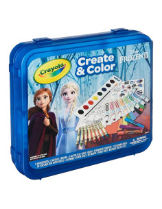 Estuche de Arte Crayola Frozen 2 - 71 Piezas para Colorear