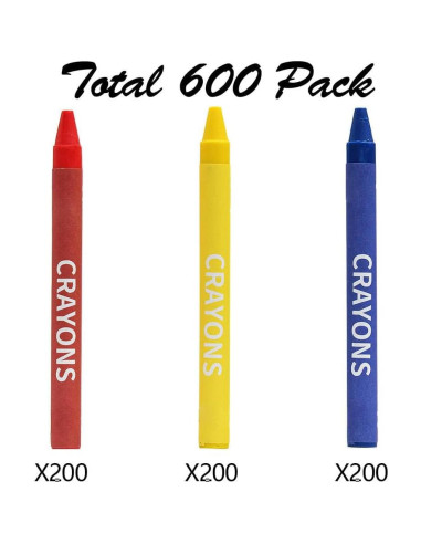 Crayones Madisi 600 unidades en 200 paquetes a granel