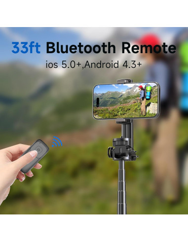 Trípode para Teléfono ZZR SEVEN X60, Altura 182.88 cm