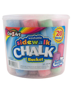 Tiza Jumbo Lavable Cra-Z-Art 20 Colores en Cubo 32.1 cm