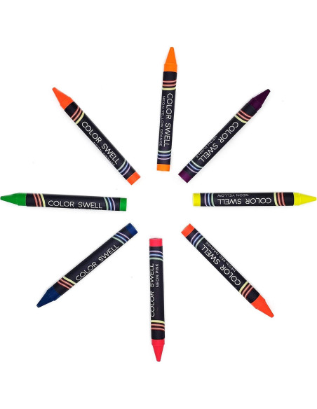 Packs de Crayones Neón Color Swell - 18 Cajas de 8 Crayones Packs de Crayones Neón Color Swell - 18 Cajas de 8 Crayones