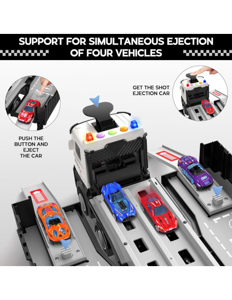 Pista de Carreras Camiones Transportadores Diuerma 3 Capas 8 Coches Pista de Carreras Camiones Transportadores Diuerma 3 Capas 8 Coches
