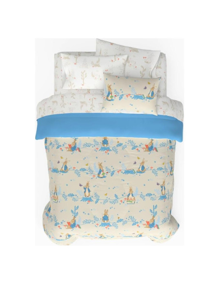 Juego de Cama Franco Peter Rabbit 7 Piezas Microfibra Juego de Cama Franco Peter Rabbit 7 Piezas Microfibra
