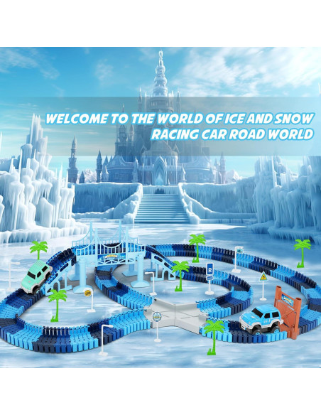 Juego de Pista de Carreras Toyk Frozen 269 Piezas 2 Coches Juego de Pista de Carreras Toyk Frozen 269 Piezas 2 Coches