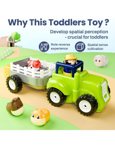 Tractor de Granja iPlay, Control Remoto para Bebés 0.69 kg 2