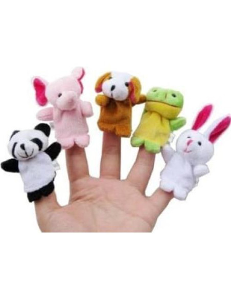 Juego de Marionetas de Dedo HavnaBall - 16 Piezas para Niños Juego de Marionetas de Dedo HavnaBall - 16 Piezas para Niños