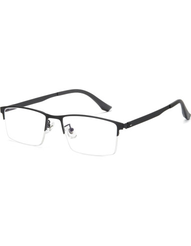 Gafas Cyxus de Titanio para Hombres con Lentes Transparentes