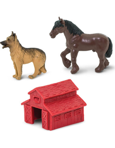 Figuras de Granja Safari Ltd - 12 Piezas Educativas