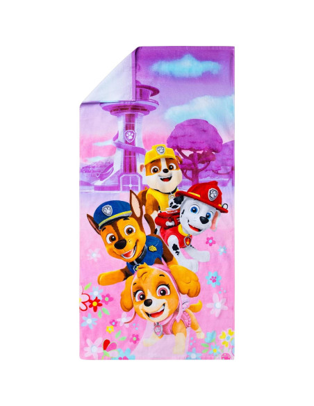 Toalla de Playa Franco Kids 100% Algodón Paw Patrol 71x147 cm Toalla de Playa Franco Kids 100% Algodón Paw Patrol 71x147 cm