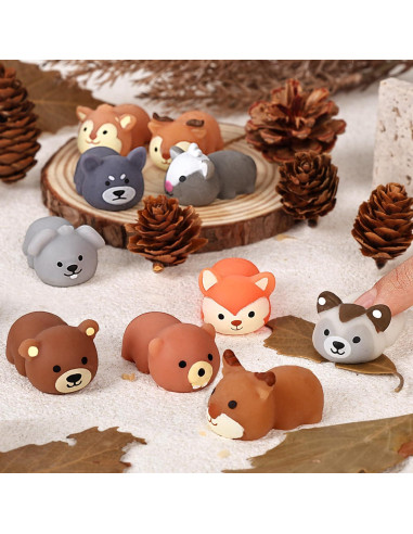 36 Juguetes Squishy de Animales del Bosque Erweicet