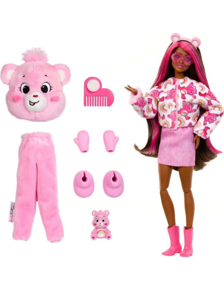Muñeca Barbie Cutie Reveal Cheer Bear con 10 Sorpresas Muñeca Barbie Cutie Reveal Cheer Bear con 10 Sorpresas