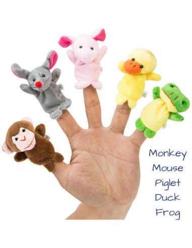 Juego de Marionetas de Dedo Better Line 20 Piezas Diversión