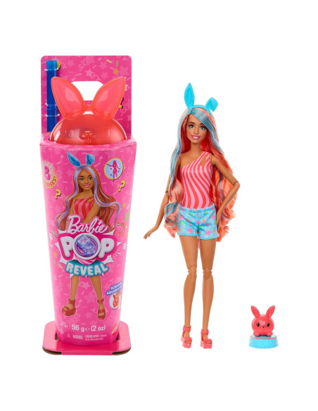 Muñeca Barbie Pop Reveal Shakes Conejito Brillante 8 Sorprisas Muñeca Barbie Pop Reveal Shakes Conejito Brillante 8 Sorprisas
