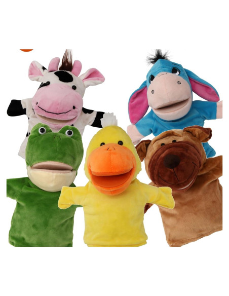 Juego de Marionetas de Mano Animales Better Line 31.75 cm Juego de Marionetas de Mano Animales Better Line 31.75 cm