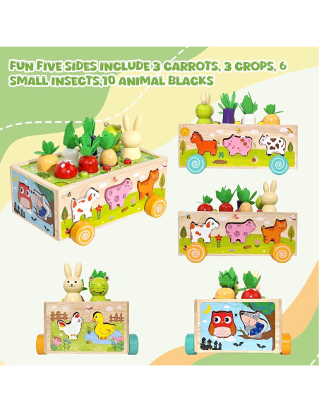 Juguete Montessori de Madera Edutree Clasificador de Animales Juguete Montessori de Madera Edutree Clasificador de Animales