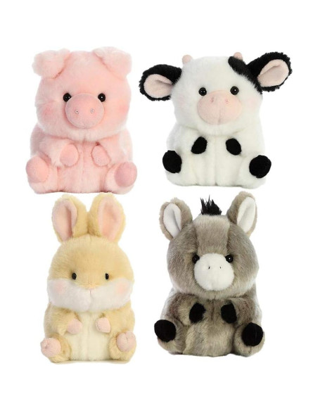 Aurora Rolly Pets Set de Peluches 4 Animales 12,7 cm Aurora Rolly Pets Set de Peluches 4 Animales 12,7 cm