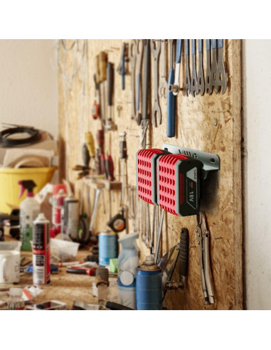 Soporte de Batería VAIIO Compatible Bosch 18V - Organizador Pared