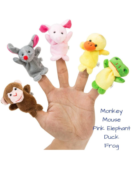 Juego de Marionetas de Mano y Dedo - 31 Piezas BetterLine Juego de Marionetas de Mano y Dedo - 31 Piezas BetterLine