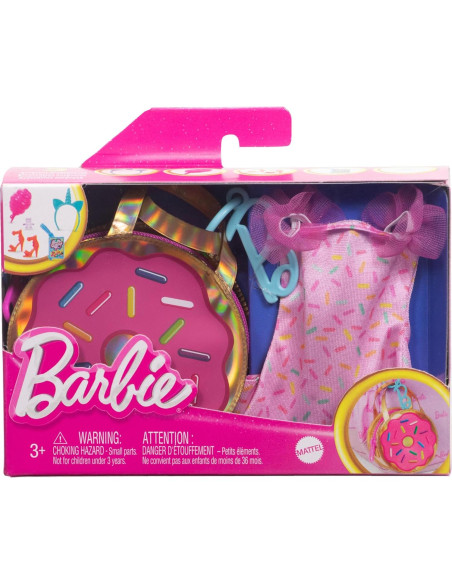 Bolsa de Accesorios para Muñecas Barbie con Vestido y 5 Piezas Bolsa de Accesorios para Muñecas Barbie con Vestido y 5 Piezas