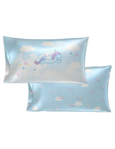 Funda de Almohada Satén Cinnamoroll Estándar 50x76 cm 2 Pzas