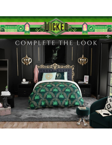 Funda de Almohada Satén Wicked Franco 2 Piezas 50x76 cm