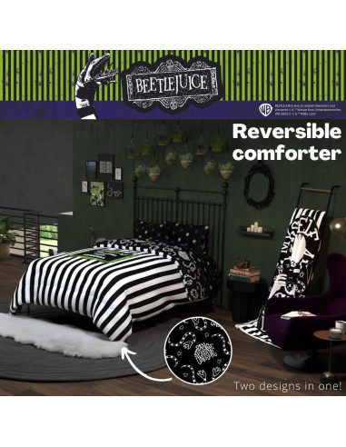Juego de Cama Beetlejuice Franco 5 Piezas Completo