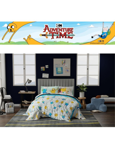 Juego de Cama Franco Adventure Time 7 Piezas Completo